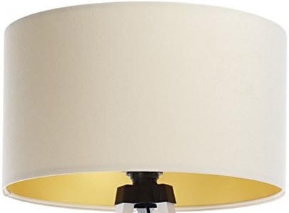 Universal lampshade STANDART E27 d. 45 cm creamy/gold