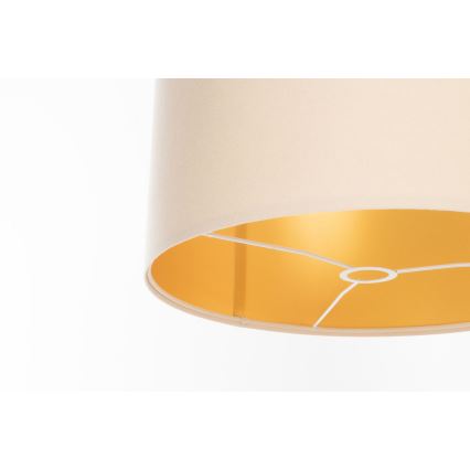 Universal lampshade STANDART E27 d. 45 cm creamy/gold