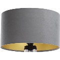 Universal lampshade STANDART E27 d. 45 cm grey/gold