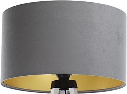 Universal lampshade STANDART E27 d. 45 cm grey/gold