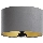 Universal lampshade STANDART E27 d. 45 cm grey/gold