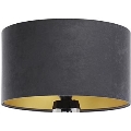 Universal lampshade STANDART E27 d. 45 cm grey/gold