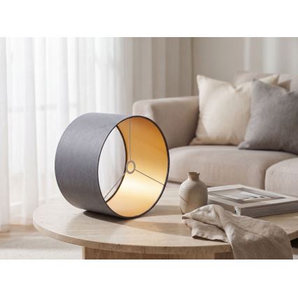Universal lampshade STANDART E27 d. 45 cm grey/gold