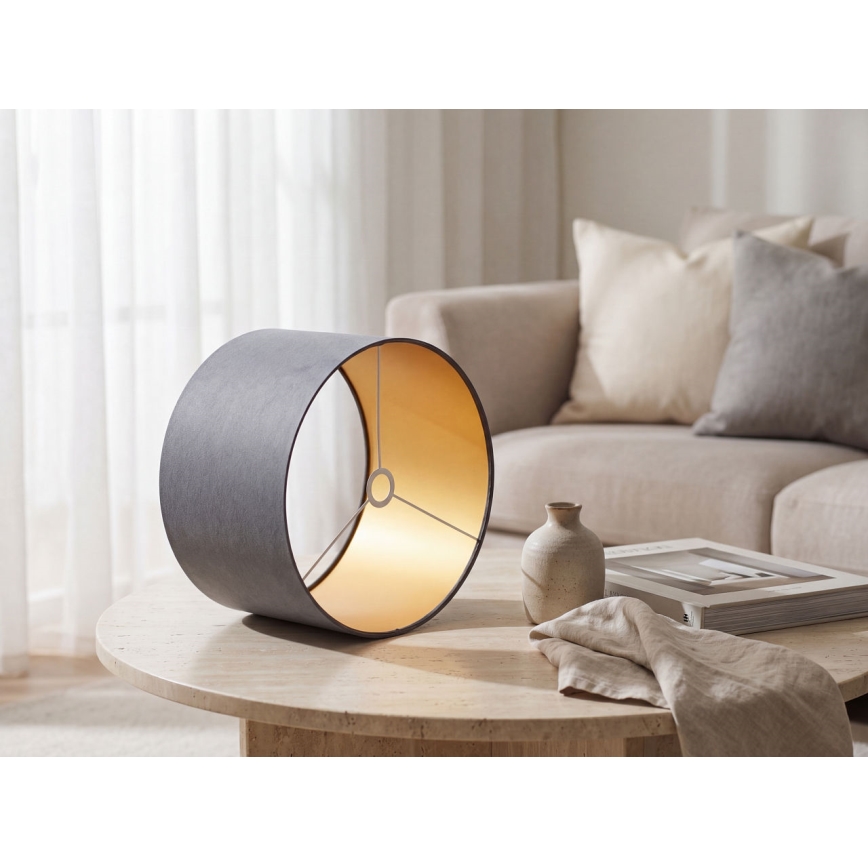Universal lampshade STANDART E27 d. 45 cm grey/gold