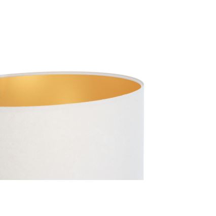Universal lampshade STANDART E27 d. 45 cm white/gold