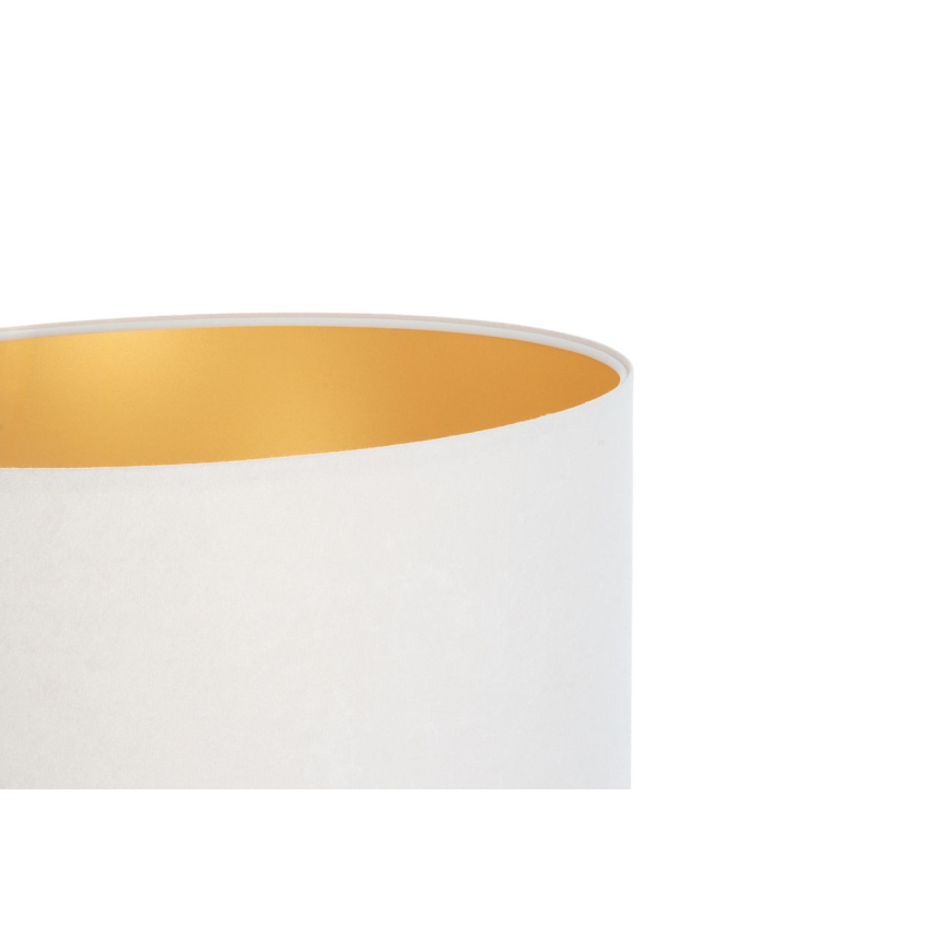 Universal lampshade STANDART E27 d. 45 cm white/gold