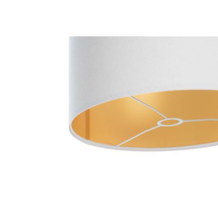 Universal lampshade STANDART E27 d. 45 cm white/gold