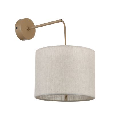 Universal Replacement Cylindrical Lampshade WALEC, E27, Ø 20 cm, Brown