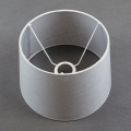 Universal replacement lampshade LORENZO E27 16x26 cm grey