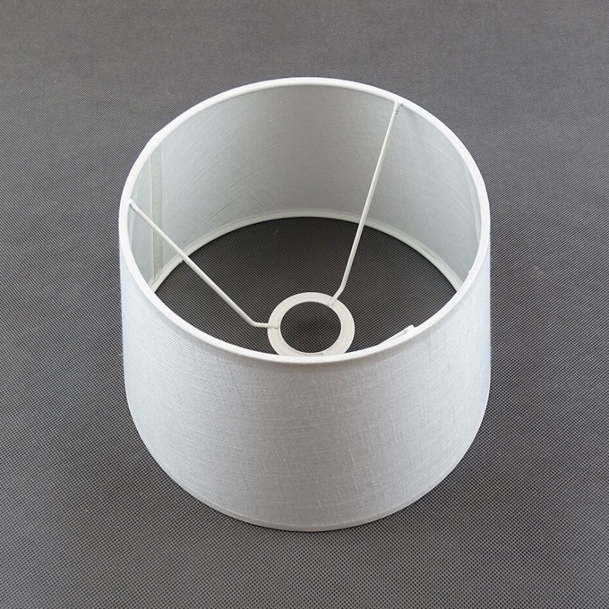 Universal replacement lampshade LORENZO E27 white