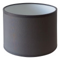 Universal replacement lampshade WALEC for E27, Ø 20 cm, Anthracite