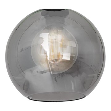 Universal SOFIA replacement glass, E27, Ø 20 cm, smoked black