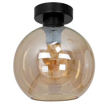 Universal SOFIA Replacement Glass Shade for E27 – Ø 20 cm, Smoked Beige
