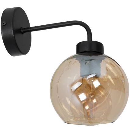 Universal SOFIA Replacement Glass Shade for E27 – Ø 20 cm, Smoked Beige