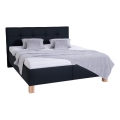 Upholstered bed MARIA with mattress and storage, 160 x 200 cm, anthracite