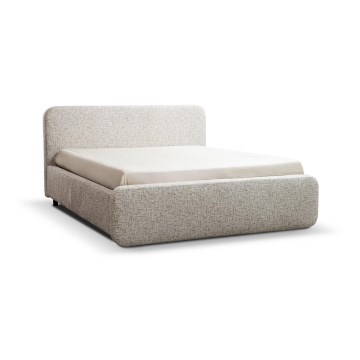 Upholstered bed (mattress not included) LAJLA 180x200 cm beige