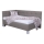 Upholstered bed with mattress and storage MARIA PETITE 120 x 200 cm taupe