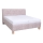 Upholstered bed with mattress and storage space VIOLET 180x200 cm beige