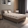 Upholstered bed with storage and mattress GEORGE 120 x 200 cm brown