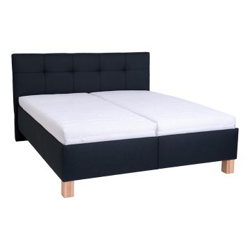 Upholstered bed with storage (mattress not included) MARIA 160x200 cm anthracite