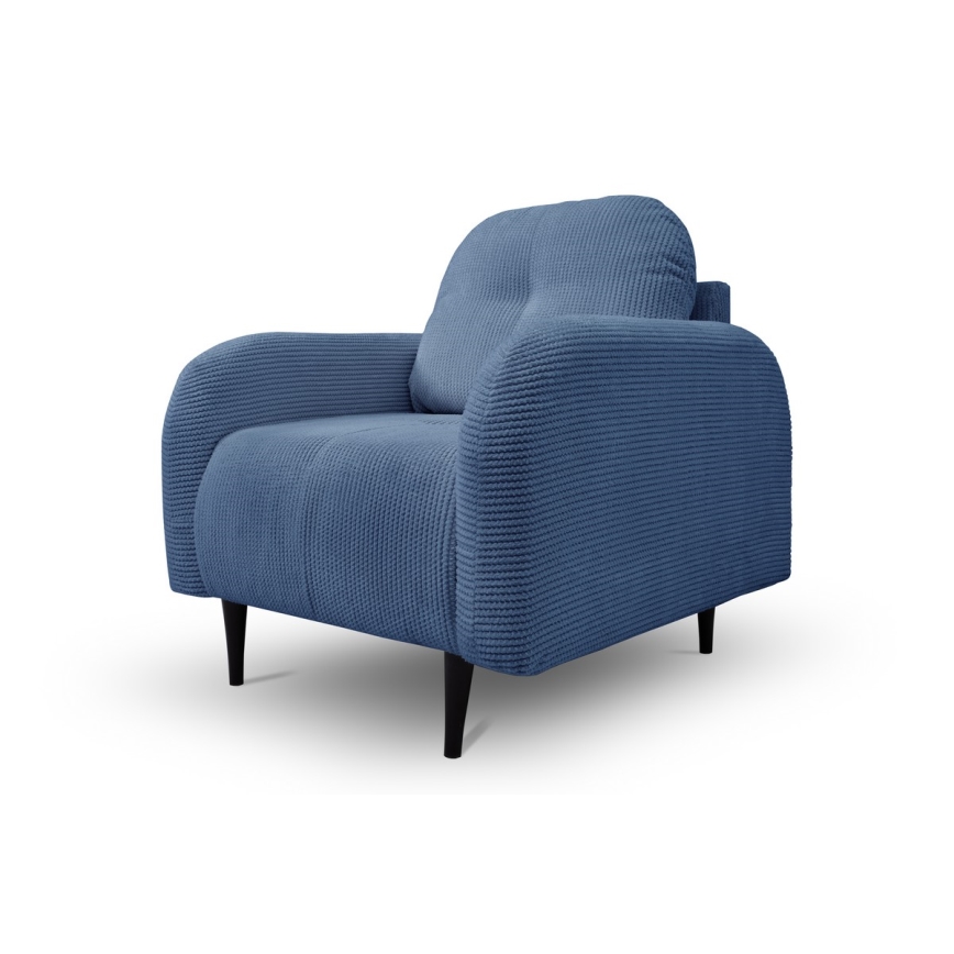 Upholstered chair CLOUDY blue