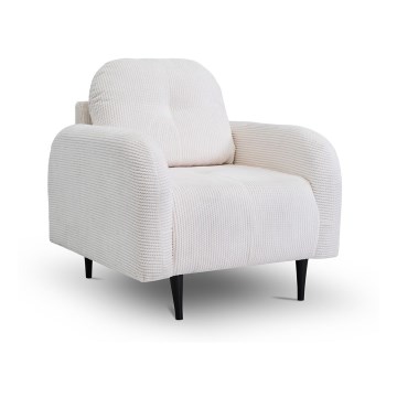 Upholstered chair CLOUDY creamy