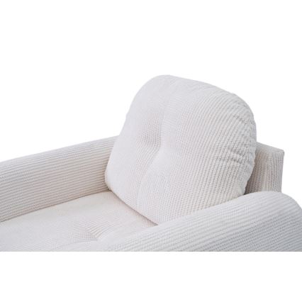 Upholstered chair CLOUDY creamy