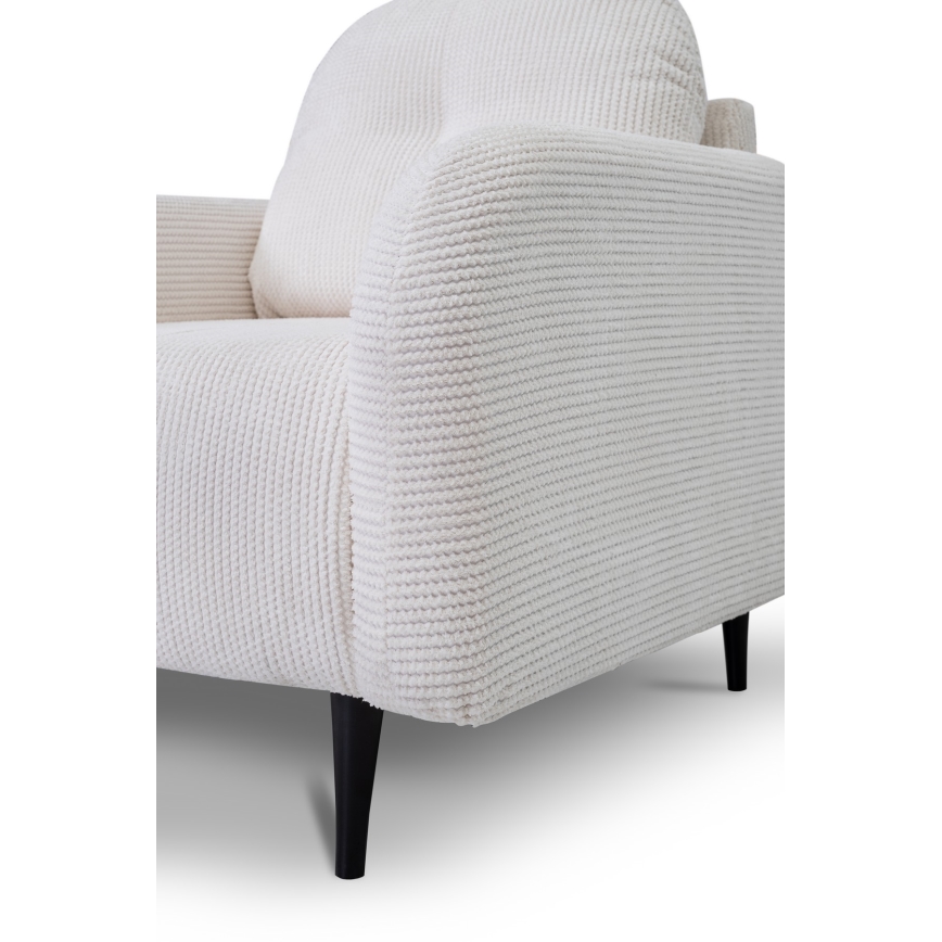 Upholstered chair CLOUDY creamy