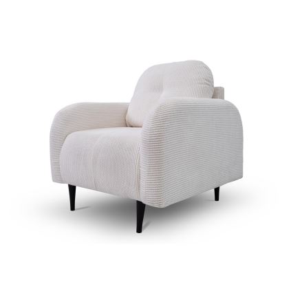 Upholstered chair CLOUDY creamy