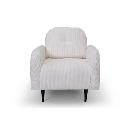 Upholstered chair CLOUDY creamy