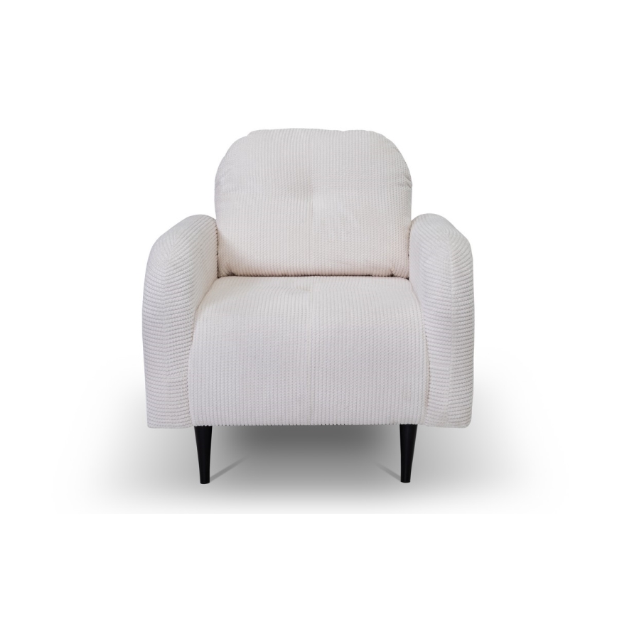 Upholstered chair CLOUDY creamy