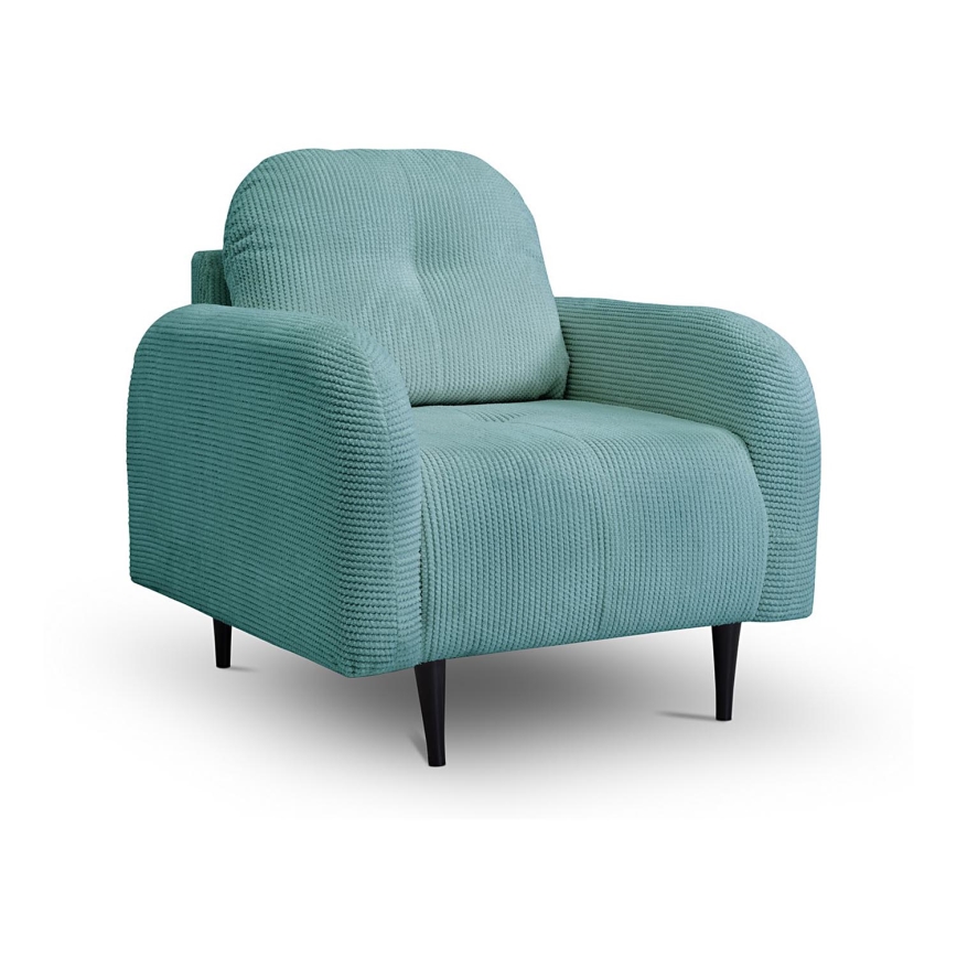 Upholstered chair CLOUDY turquoise
