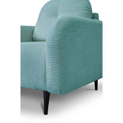Upholstered chair CLOUDY turquoise
