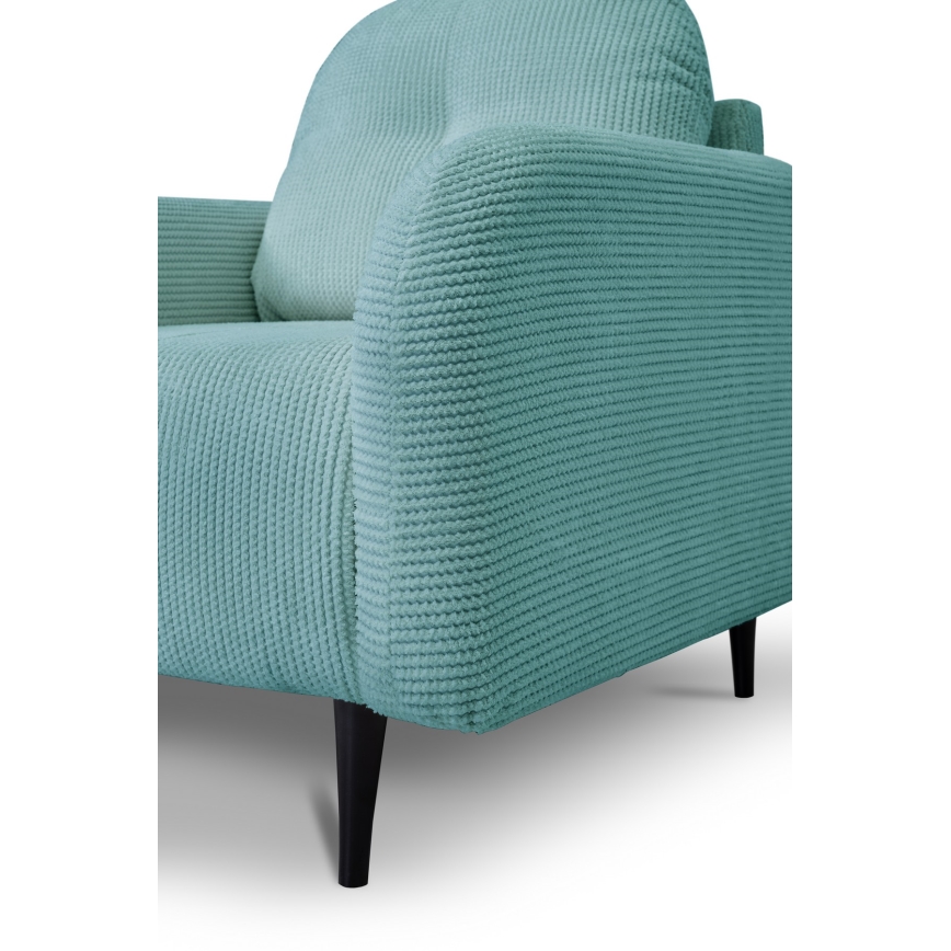 Upholstered chair CLOUDY turquoise