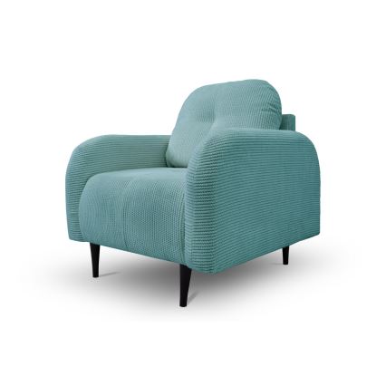 Upholstered chair CLOUDY turquoise