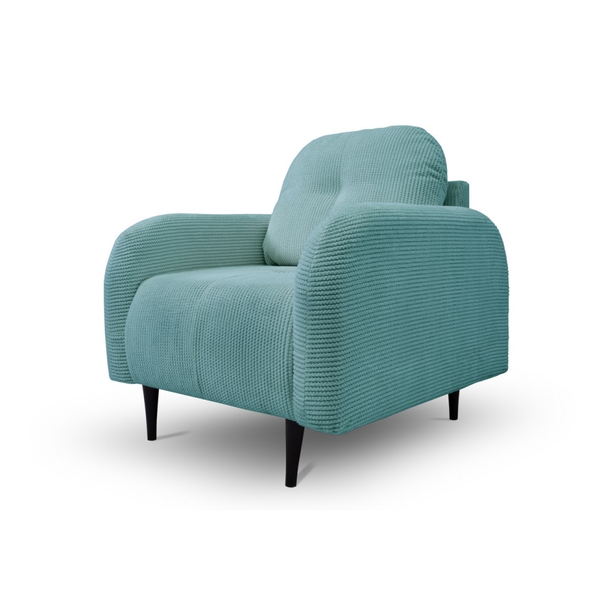 Upholstered chair CLOUDY turquoise