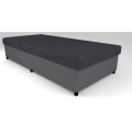 Upholstered day bed with a storage space CORY 80x200 grey