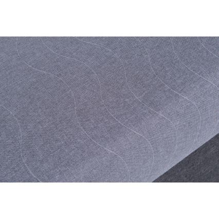 Upholstered day bed with a storage space JACOB XL load capacity 130 kg 90x200 cm grey