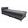 Upholstered day bed with a storage space TALI 80x202 grey/anthracite