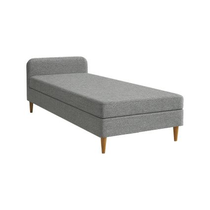 Upholstered daybed BRISBANE 110x200 cm gray