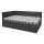 Upholstered daybed with reversible left/right headboard ARLY 110x200 cm anthracite/white