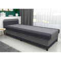 Upholstered daybed with storage TALI 80x202 grey/anthracite