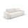 Upholstered folding three-seater sofa with a storage space ALMADA beige