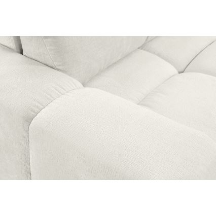 Upholstered folding three-seater sofa with a storage space ALMADA beige