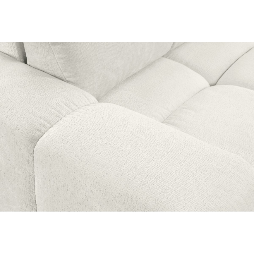 Upholstered folding three-seater sofa with a storage space ALMADA beige