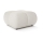 Upholstered stool ALMADA 72x72 cm beige