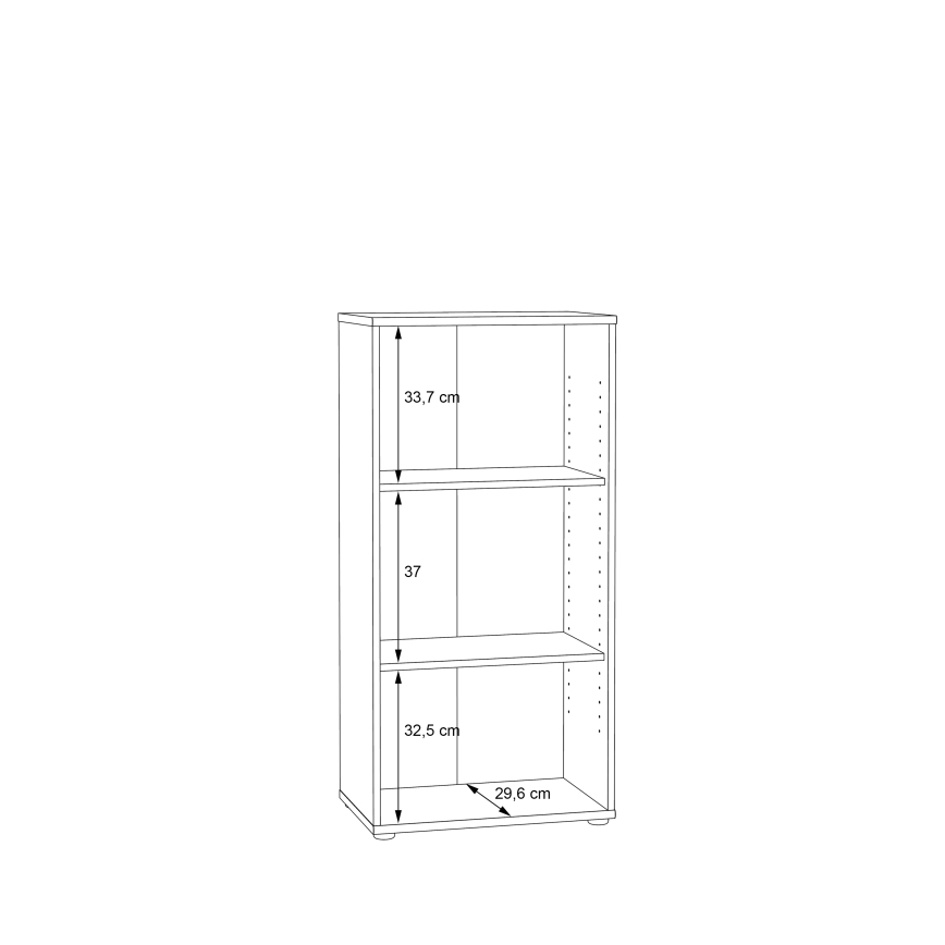 URAN Bookcase, Artisan Oak