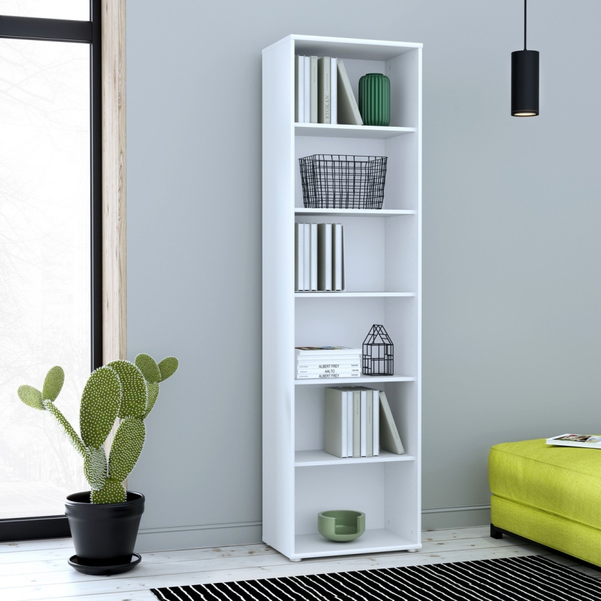URAN White Bookcase
