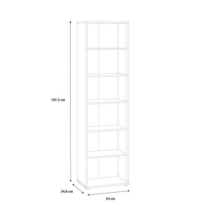 URAN White Bookcase