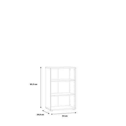 URAN White Bookcase